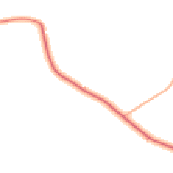 Daytime road noise heatmap for NR17 1BW
