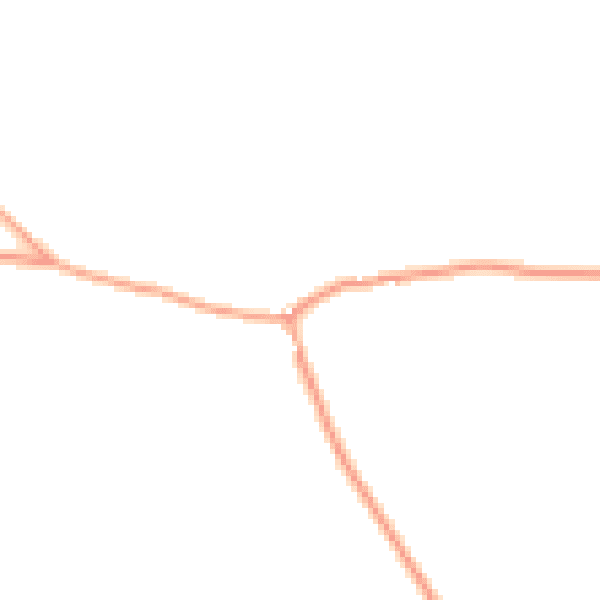 Daytime road noise heatmap for NR17 1BX