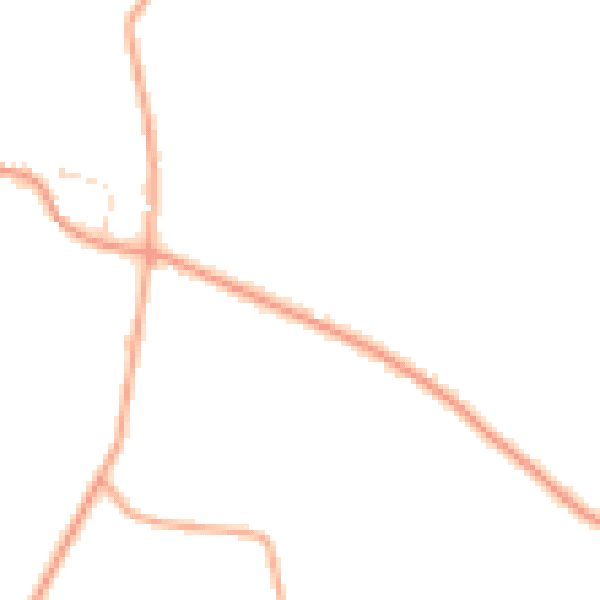 Daytime road noise heatmap for NR17 1DS