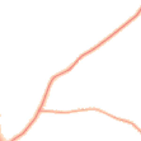 Daytime road noise heatmap for NR17 1DW