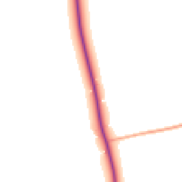 Daytime road noise heatmap for NR17 1ER