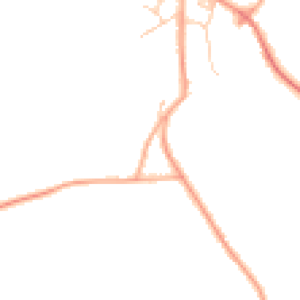 Daytime road noise heatmap for NR17 1FT