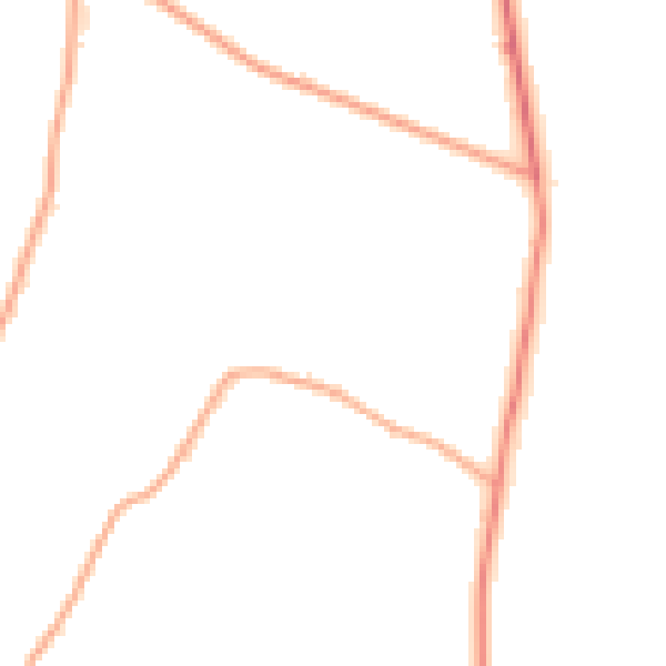 Daytime road noise heatmap for NR17 1HQ