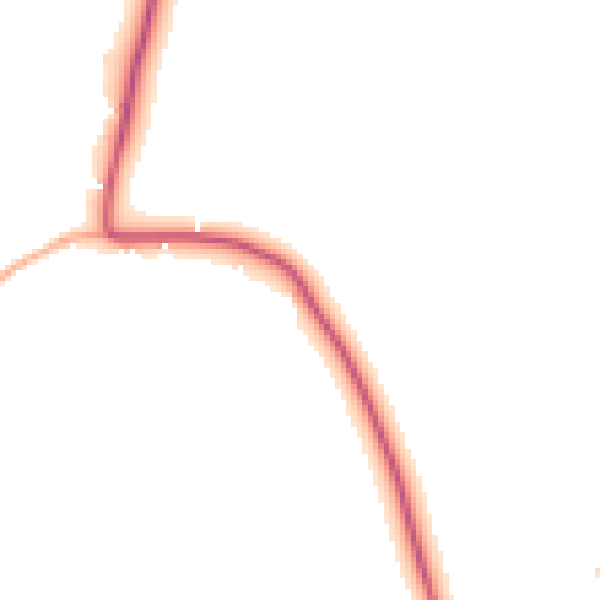 Daytime road noise heatmap for NR17 1NN