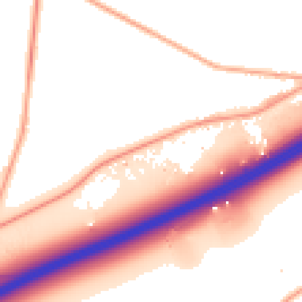 Daytime road noise heatmap for NR17 2FN