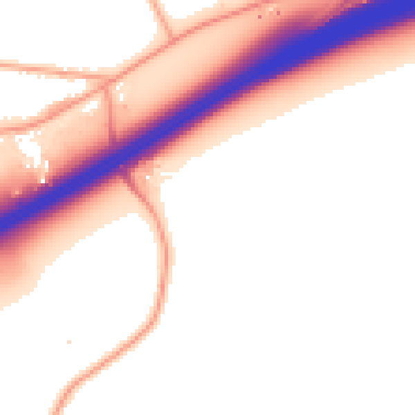 Daytime road noise heatmap for NR17 2LD