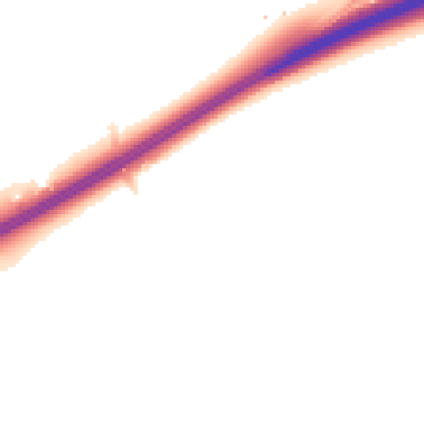 Night-time road noise heatmap for NR17 2LD