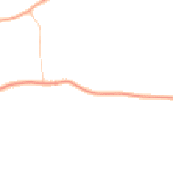 Daytime road noise heatmap for NR17 2LL