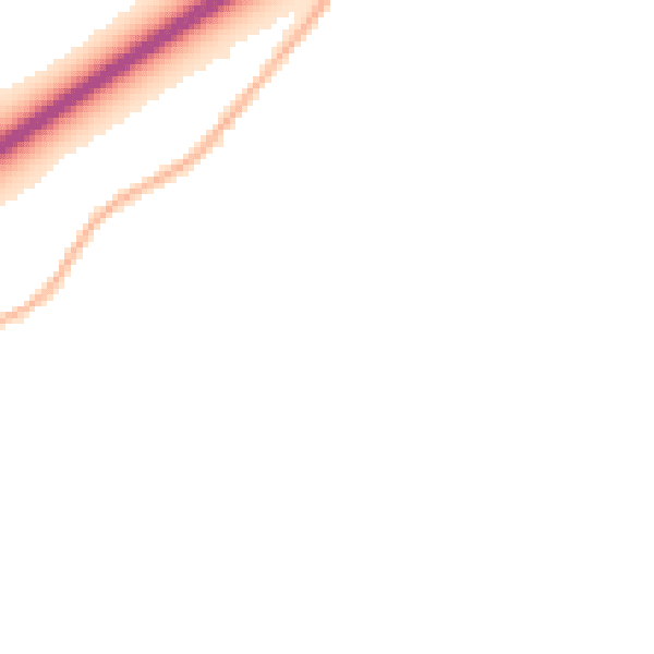 Night-time road noise heatmap for NR17 2NL