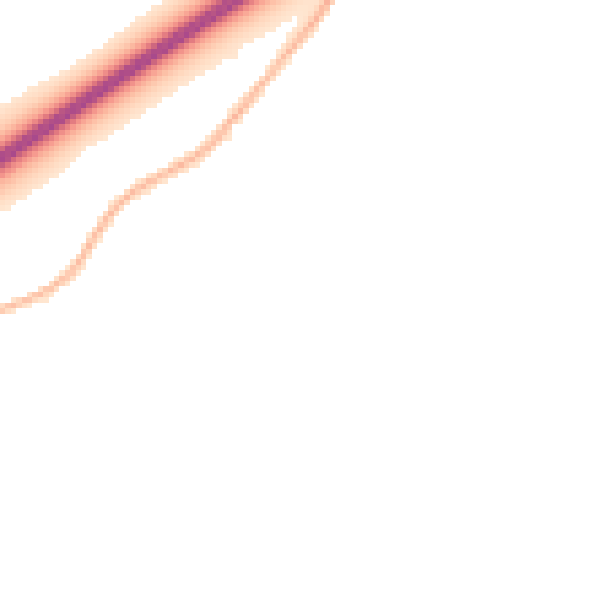 Night-time road noise heatmap for NR17 2NN