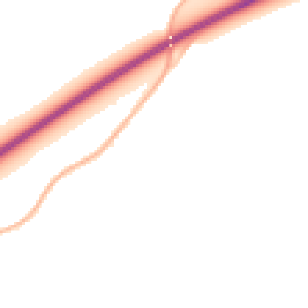 Night-time road noise heatmap for NR17 2NT
