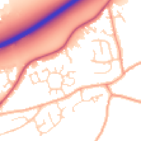 Daytime road noise heatmap for NR17 2SP