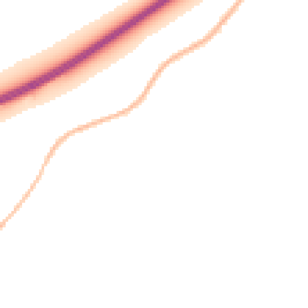 Night-time road noise heatmap for NR17 2SP