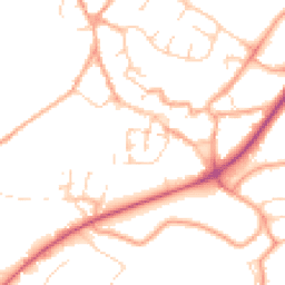 Daytime road noise heatmap for NR18 0AY