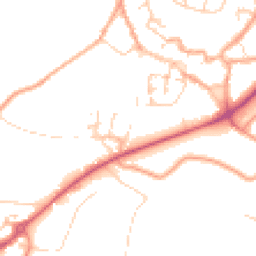 Daytime road noise heatmap for NR18 0BJ