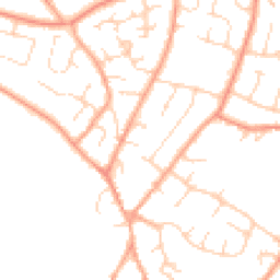 Daytime road noise heatmap for NR18 0DD