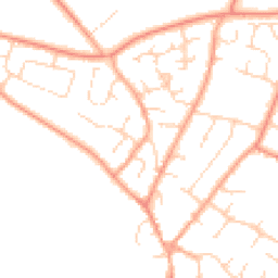 Daytime road noise heatmap for NR18 0DF