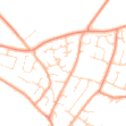 Daytime road noise heatmap for NR18 0DG