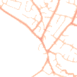 Daytime road noise heatmap for NR18 0DQ