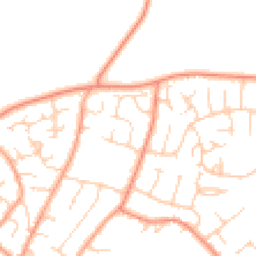 Daytime road noise heatmap for NR18 0JE