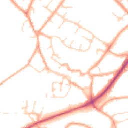 Daytime road noise heatmap for NR18 0QB