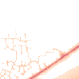 Daytime road noise heatmap for NR18 0SQ