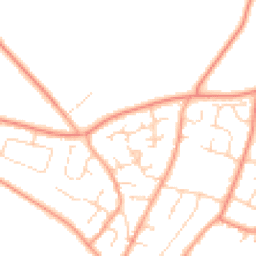 Daytime road noise heatmap for NR18 0TP