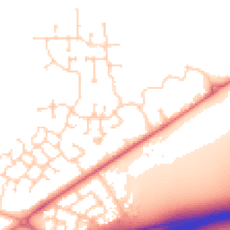 Daytime road noise heatmap for NR18 0UE