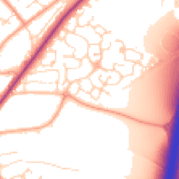Daytime road noise heatmap for NR18 0UN