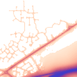 Daytime road noise heatmap for NR18 0UY