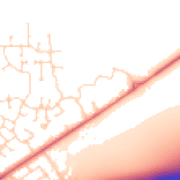 Daytime road noise heatmap for NR18 0WX