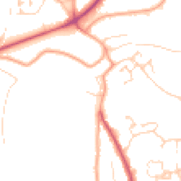 Daytime road noise heatmap for NR18 9AQ