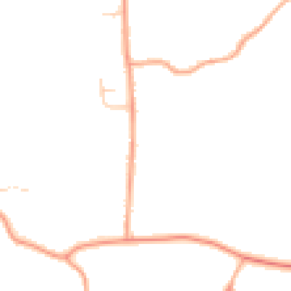 Daytime road noise heatmap for NR18 9BQ