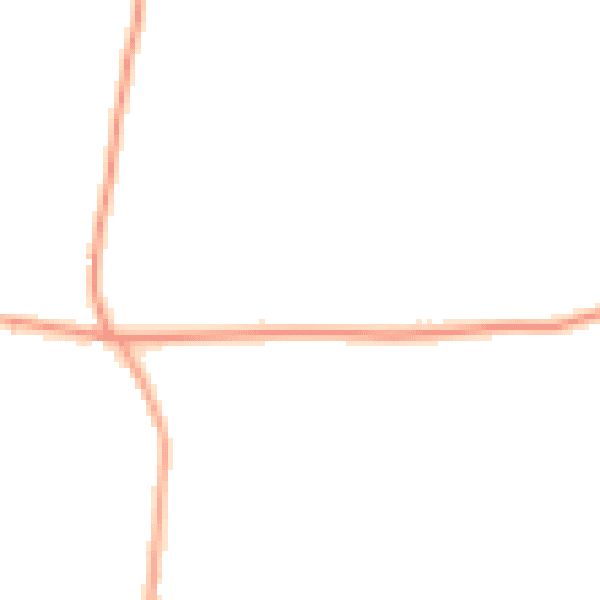 Daytime road noise heatmap for NR18 9BX