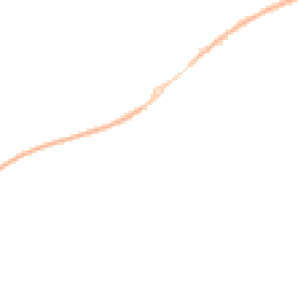 Night-time road noise heatmap for NR18 9GL