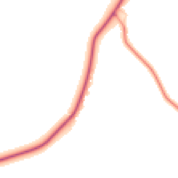 Daytime road noise heatmap for NR18 9HB