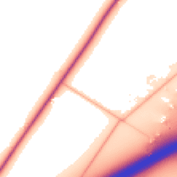 Daytime road noise heatmap for NR18 9JL