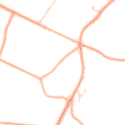 Daytime road noise heatmap for NR18 9JU