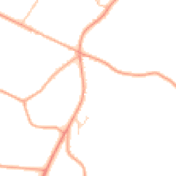 Daytime road noise heatmap for NR18 9LH