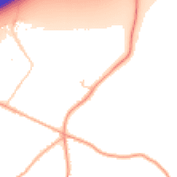 Daytime road noise heatmap for NR18 9LN