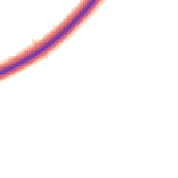 Night-time road noise heatmap for NR18 9NH