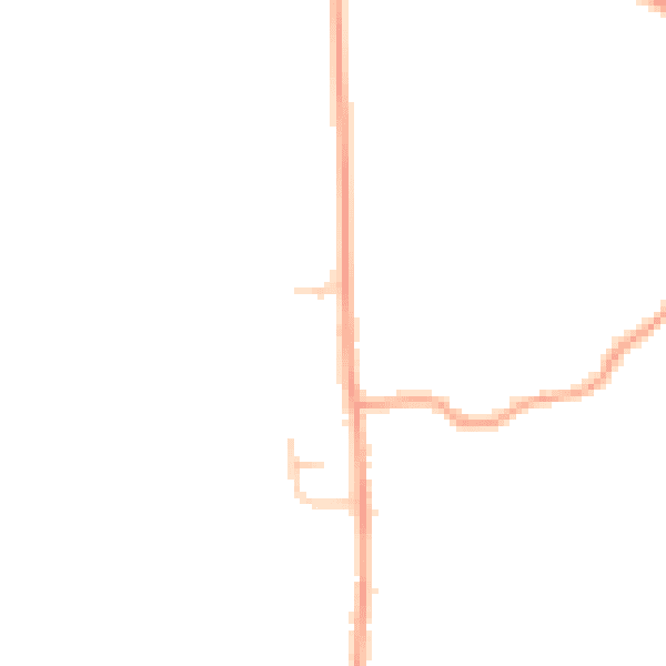 Daytime road noise heatmap for NR18 9QE