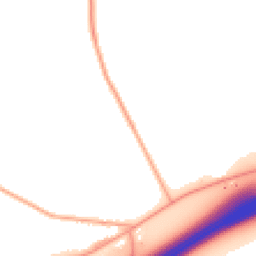 Daytime road noise heatmap for NR18 9SU