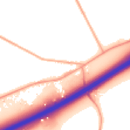 Daytime road noise heatmap for NR18 9UB