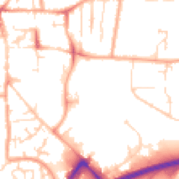 Daytime road noise heatmap for NR20 3AW