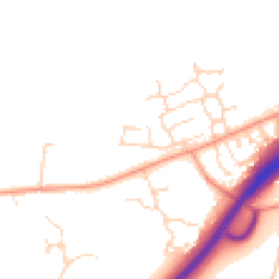 Daytime road noise heatmap for NR20 3BE