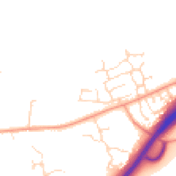 Daytime road noise heatmap for NR20 3BG
