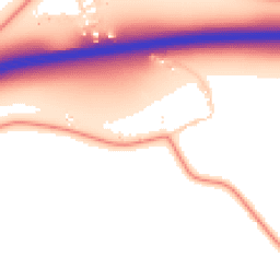 Daytime road noise heatmap for NR20 3BT