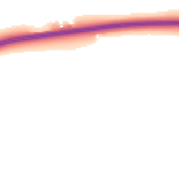 Night-time road noise heatmap for NR20 3BT
