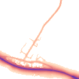 Daytime road noise heatmap for NR20 3FA
